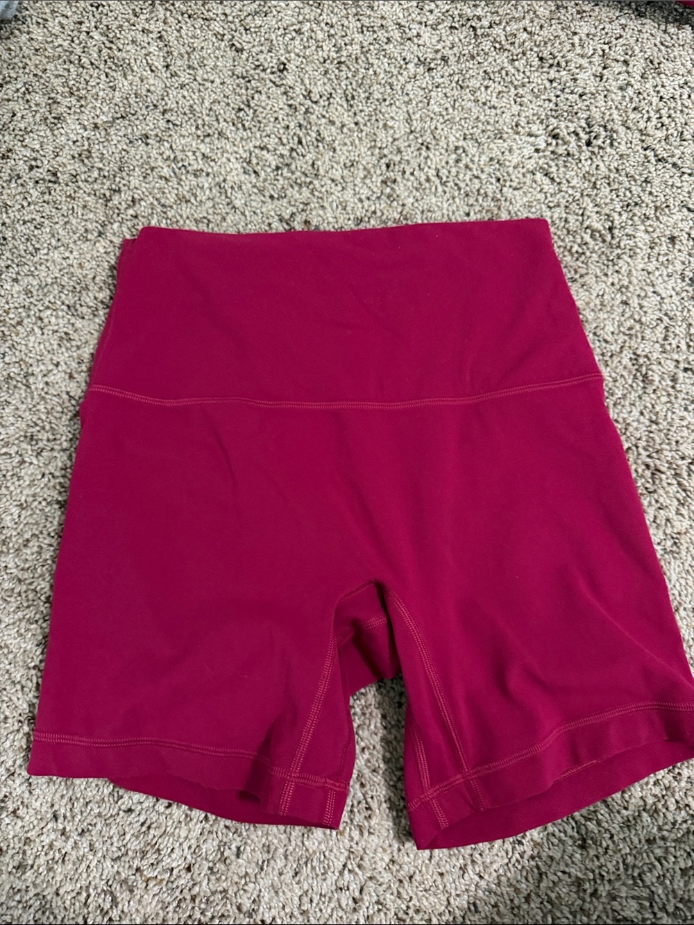 lululemon athletica High-Waist Bike Shorts - Magenta